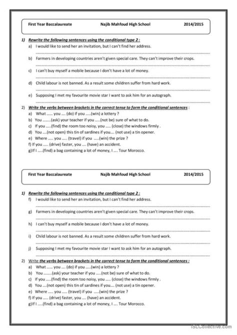 Image result for Second Conditional