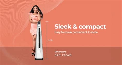 Buy Surround Bladeless Tower Fan with Knob Control Online from Symphony ...