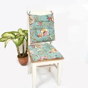 PRINZIP Cotton Printed Chair Pads/Chair Cushion/Back Support/Seat ...