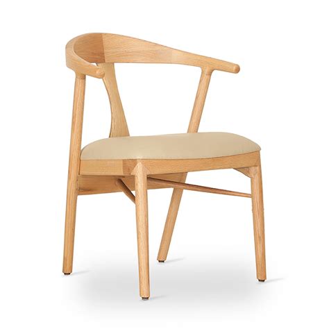 Ploot - Ash/Oak/Beech Dining Chair, Upholstered Seat | Alankaram