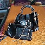 Speed X Fashion BLACK HAND BAG (COMBO) : Amazon.in: Fashion