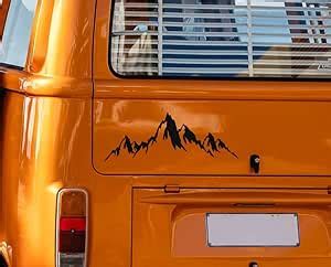 LYOMAN® Mountains Long Mountain Range Car Sticker Sticker Car Motorhome ...