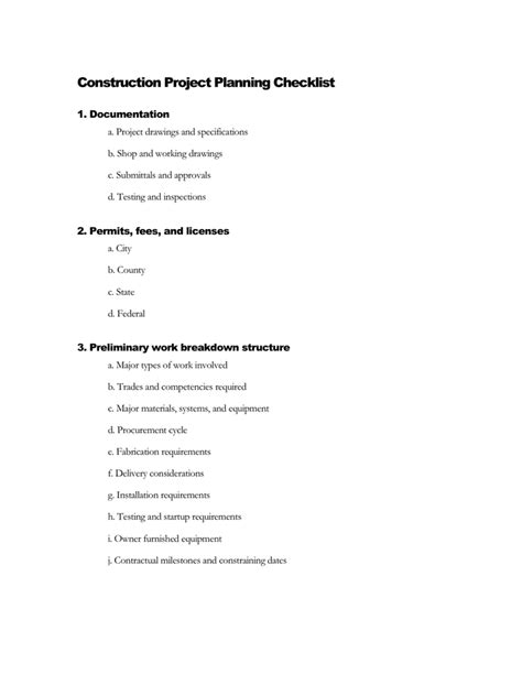 Image result for Project Plan Checklist