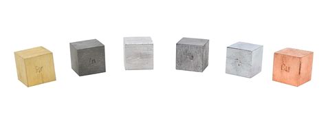 Buy Density Cubes Set - Includes 6 Metals - Brass, Lead, Iron, Copper ...