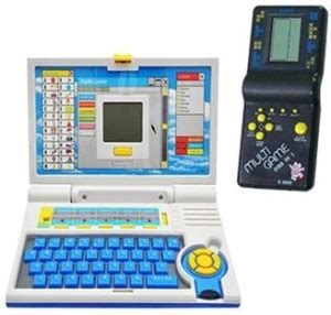 Turban Toys Kids English Learner Computer with Brick Game Price in ...