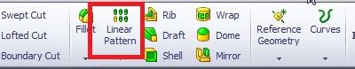 Image result for SolidWorks Linear Pattern Tool