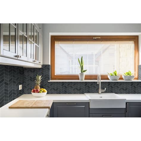 GBI Tile & Stone Inc. Basalt Charcoal 12-in x 12-in Honed Natural Stone ...