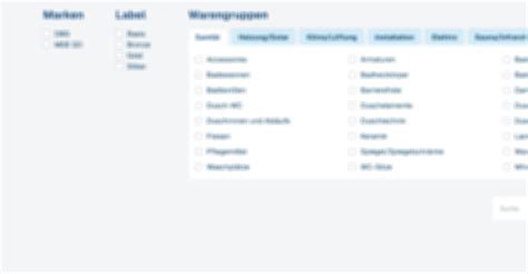 Lieferantenliste inklusive Konditionsblättern
