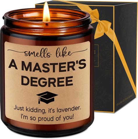 Amazon.com: Fairy's Gift Candle, Masters Degree Graduation Gifts for ...