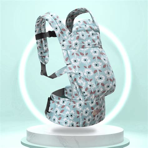 Polka Tots Ergonomic Baby Carrier with M Shape Seat & Multiple Carry P ...