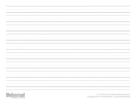 Practice Lines: Free Printable Simple Lines for Handwriting Fun!