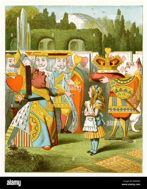 Illustration Of Queen In Alice In Wonderland