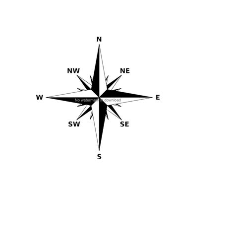 Image result for Simple Compass Rose SVG