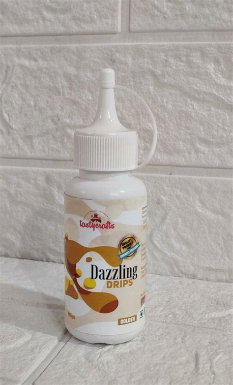 Tastycraft Gold Dazzling drips 100gm – Bakeworld Retails Pvt Ltd