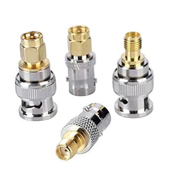 Perfect Match SMA to BNC Connector, Durable 4PCS Coaxial Connector, for ...