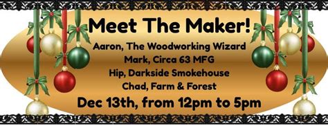 Meet The Maker, AW Woodworking Wizard, Circa 63 MFG, Darkside ...