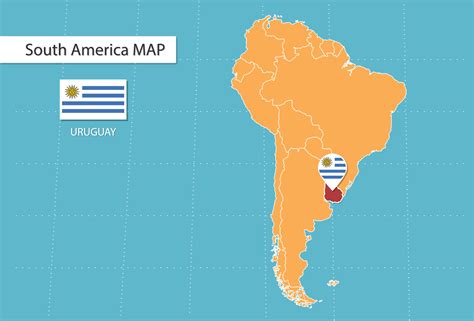 Uruguay Location On World Map