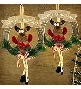 Buy TIED RIBBONS Pack of 3 Christmas Decorations Items for Home Office ...