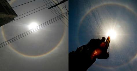 Kolkata Witnesses Rare Weather Phenomena, A 22 Degree Circular Halo ...