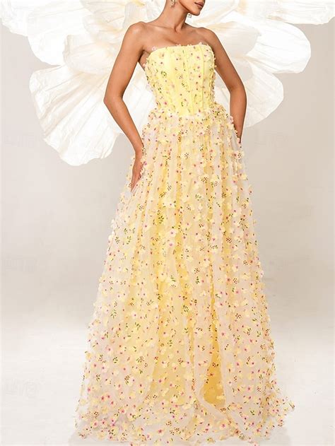 A-Line Prom Dresses Elegant Dress Formal Wedding Floor Length ...