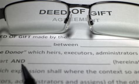 Understanding Gift Deeds: When and How They Can Be Revoked