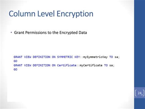 Image result for SQL Server Example of Field Level Encryption