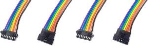 ERHIndia (Set of 2) JST Connector Wire 8 Pin Male and Female 27 Cm Long ...