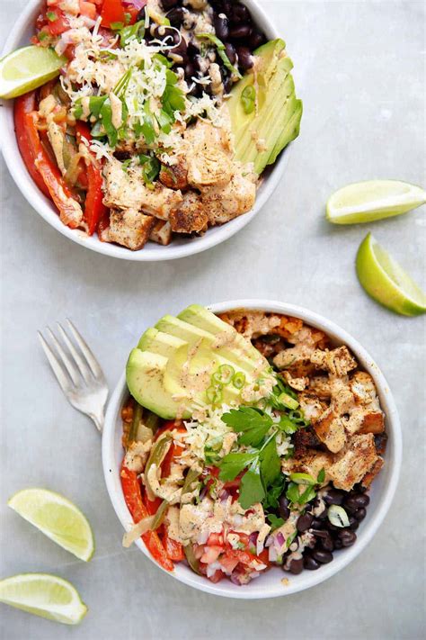 Copycat Chipotle Chicken Burrito Bowls - Lexi's Clean Kitchen