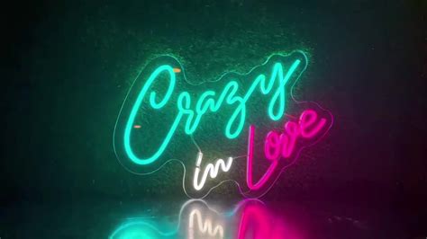 魏云 on LinkedIn: "Crazy in Love" neon sign with 3 different led lighting ...