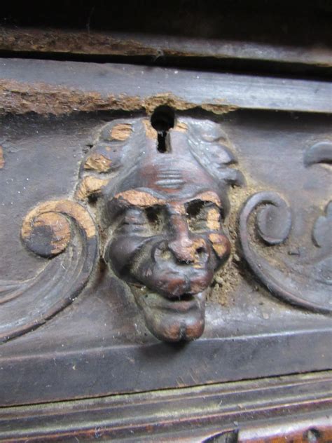 Antique Spanish Renaissance Claw Foot Desk For Sale at 1stDibs