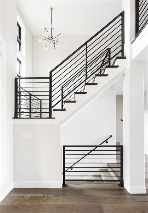 Famous Matte Black Stair Railing 2023 | Stair Designs