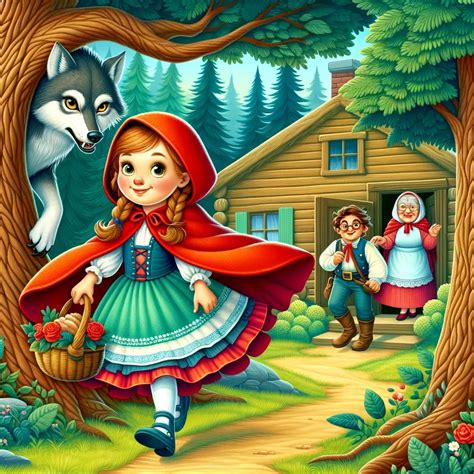 The New Adventures of Little Red Riding Hood | Red riding hood story ...