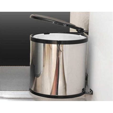 DBR Stainless Steel Auto Lid Pedal Dustbin/Garbage Bin with (14 LTR ...