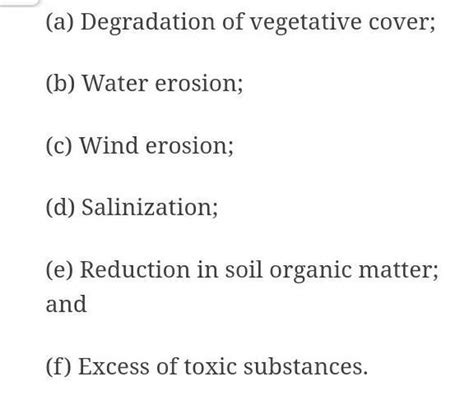 What is Land Degradation? What are the different causes of land ...