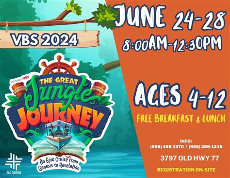 THE GREAT JUNGLE JOURNEY VBS 2024 , 3797 Old Highway 77, Brownsville ...