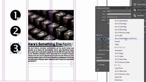 Rezultat imagine pentru How to Button Tool in InDesign