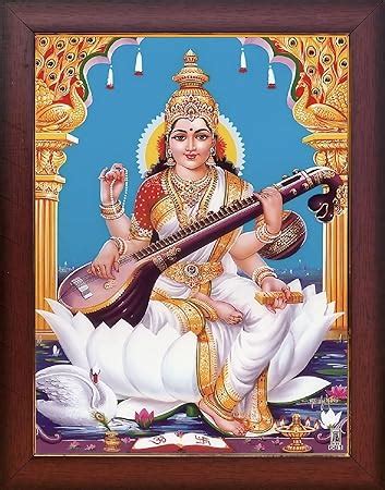 Buy Garuda Photos- Goddess Saraswati Devi Photo Frame; Goddess ...