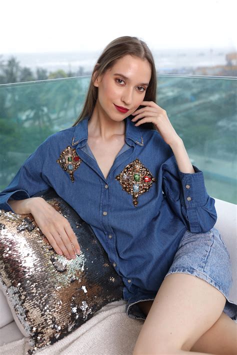 DENIM SHIRT – The Temple House By Rhea Pillai