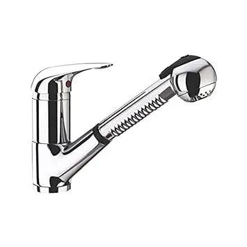 Cera Platinum F1001561 Brass Single Lever Sink Mixer (Silver) – Kitchen ...