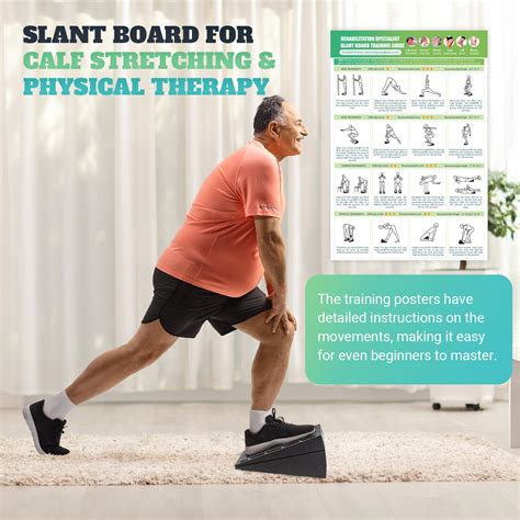 Snapklik.com : Slant Board For Calf Stretching, 5 Adjustable Angles ...
