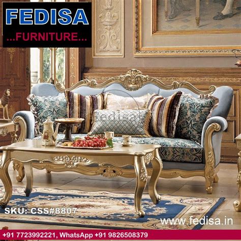 Classic Sofa Set Royal Oak L Shaped Sofa Wooden Sofa Cushion Set L ...