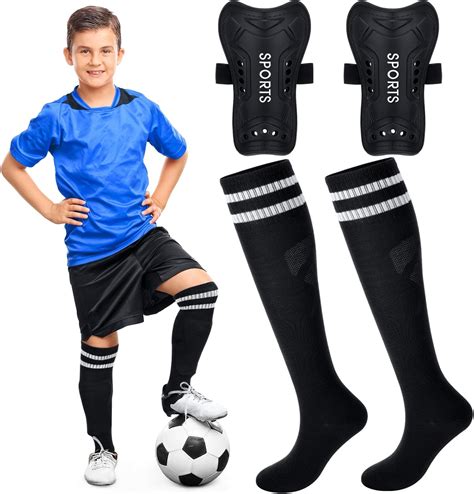 Amazon.com : Syhood Soccer Shin Guards and Socks for Toddler Kids Youth ...