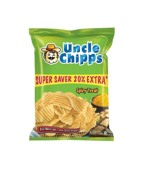 Uncle Chipps, Spicy Treat, Potato Chips, 52 Gms – Fetch N Buy