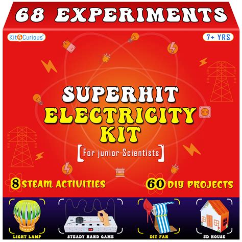 Buy Kit4Curious® DIY Electricity kit - Science project electronics ...