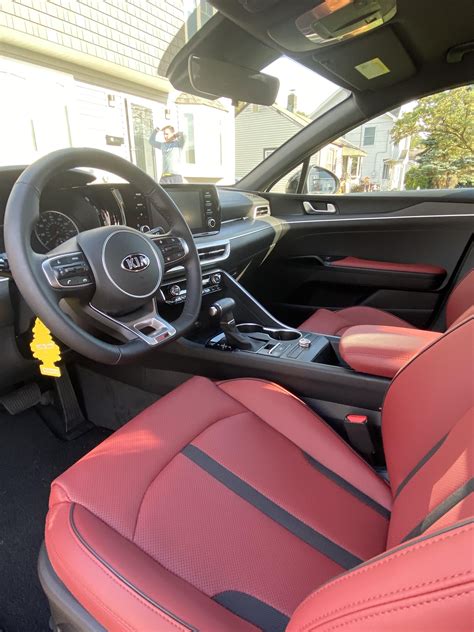 上 2021 kia k5 gt line wolf grey red interior 126077-2021 kia k5 gt line wolf grey red interior price