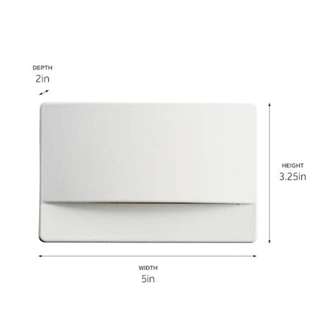 Kichler 30-Lumen 2-Watt White Line Voltage Hardwired LED Outdoor Step ...
