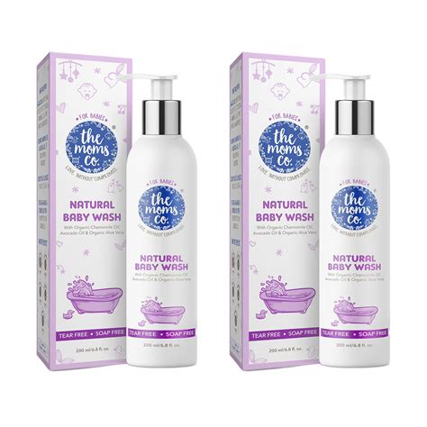 The Moms co Natural Baby Wash 200ml (Pack of 2) - Cureka - Online ...