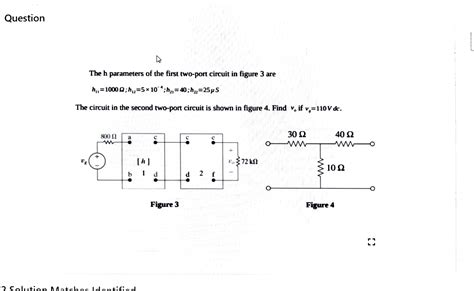 Image result for H Two-Port Parameter Problems PDF