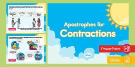 Contractions Worksheet