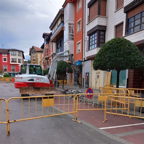 Comienza la peatonalización de la Plaza del Cañón de Arriondas | Cope ...